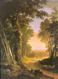 The Beeches 1845 by Asher Brown Durand