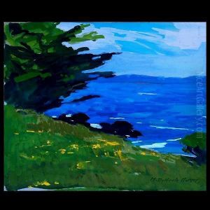 Point Lobos View With Blooming Flowers