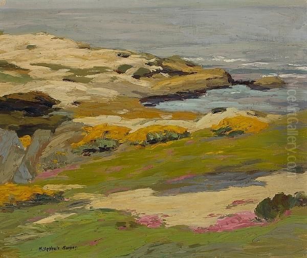 Summer Seascape With Sand Dunes - view 1