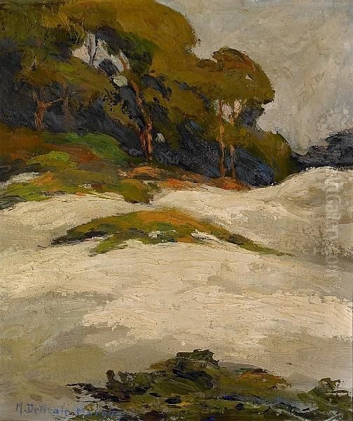 Dunes And Windswept Cypresses Along The Monterey Coast - view 1