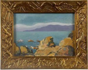 South Of Pt. Lobos. by Mary Deneale Morgan
