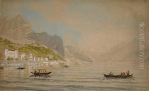Cadenabbia Am Comer See by Carl Morgenstern