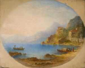 Comer See Bei Varrenna by Carl Morgenstern