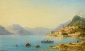 Ansicht Vom Comer See by Carl Morgenstern