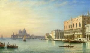 View Of Venice. by Carl Morgenstern
