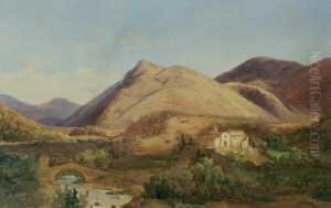 Der Monte Rosso In Den Sabiner 
Bergen. Verso Der Nachlasstempel Und Eine Handschriftliche 
Echtheitsbestatigung Durch F.e. Morgenstern, Den Sohn Des Kunstlers. Ol 
Auf Papier. H 25,5; B 38,7 Cm. Provenienz: Aus Dem Nachlas Des 
Kunstlers; Nachlasaukt