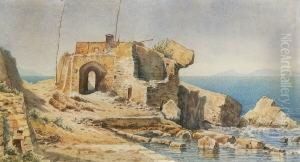 Ruine An Der Kuste Von
 Ischia.