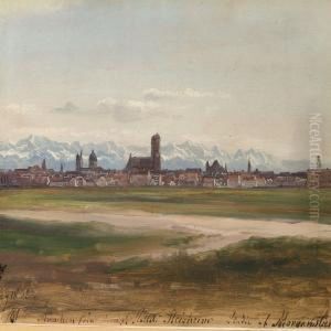 View Of Munichseen From The Schleissheim Palace