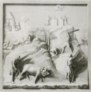 Bassirilievi Della Porta Maggiore Del Tempio Di S. Gio. Battista Di Firenze