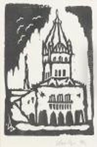 Kathedrale by Wilhelm Morgner