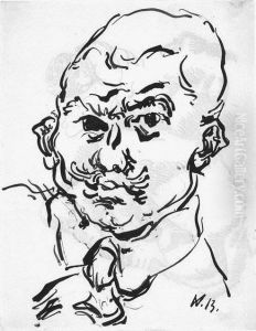 Mannerbildnis by Wilhelm Morgner