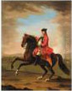 Equestrian Portrait Of H.r.h. William Augustus, Duke Of Cumberland (1721-1765) by David Morier