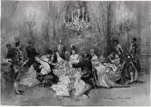 Le Reveillon by Edmond Morin