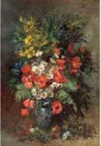 Vase De Fleurs Aux Coquelicots Vase De Fleurs Aux Coquelicots