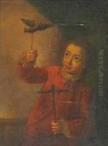 A Boy With His Pet Bird by Henry Robert Morland