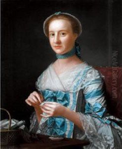 Portrait Of Miss Earle by Henry Robert Morland