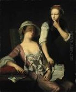 Stealing The Letter by Henry Robert Morland
