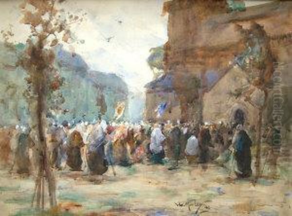 The Return Of The Procession - view 1
