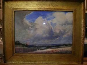 Summer Skies Over Poppyfields by Thomas William Morley