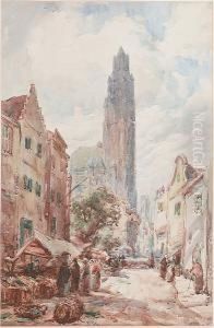 Notre Dame, Bruges by Thomas William Morley