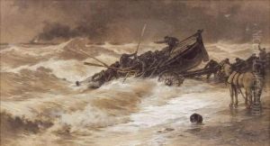Le Naufrage by Antony Paul Emile Morlon