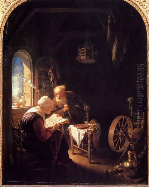 The Bible Lesson Or Anne And Tobias - view 1