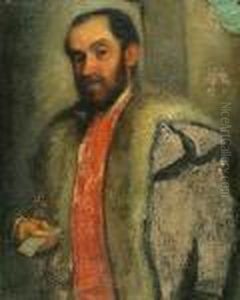 Portrait Of A Man In A Fur Coat by Giovanni Battista Moroni