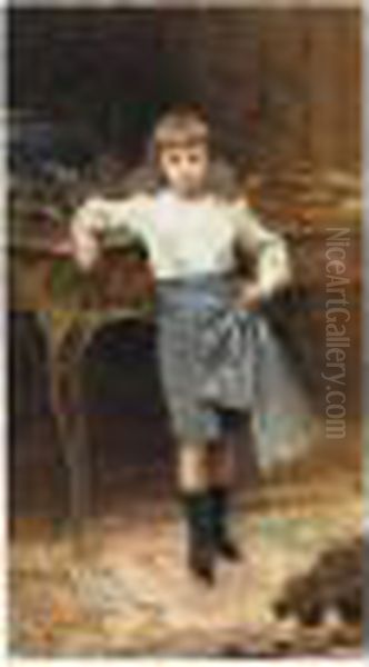 Portrait De Jacques Goldman Enfant - view 1