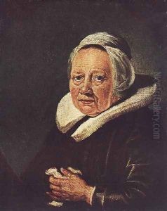 Portrait Of An Old Woman by Gerrit Dou