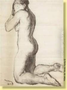 Nu De Profil by Georges Morren