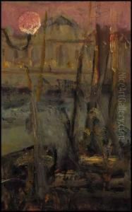 Gondoliers, Venice by James Wilson Morrice