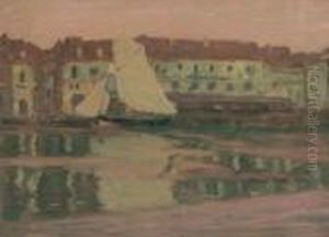 The Harbour At Dieppe