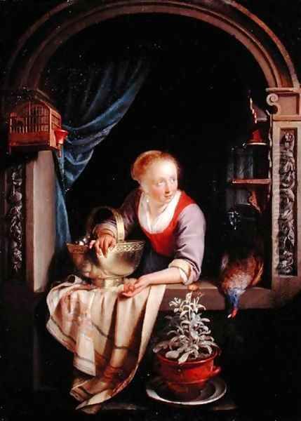 Woman at a Window 1663 - view 1