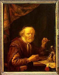 Weighing Gold by Gerrit Dou