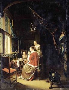 A woman at her toilet by Gerrit Dou