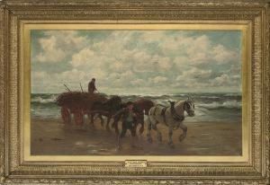 The Sea Weed Gatherers by Phillip Richard Morris
