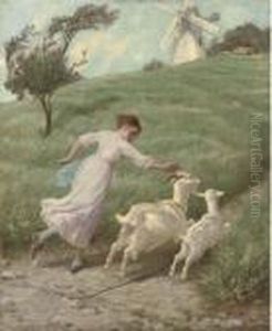 The Young Goat-herd by Phillip Richard Morris
