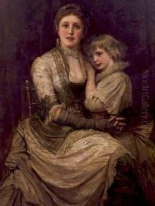 Ritratto Di Madre Con Figlia by Phillip Richard Morris
