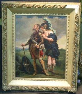 Minerva And Henry Iv, After Rubens by William Bright Morris