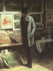 The Print Collector 1857-63 by Honore Daumier