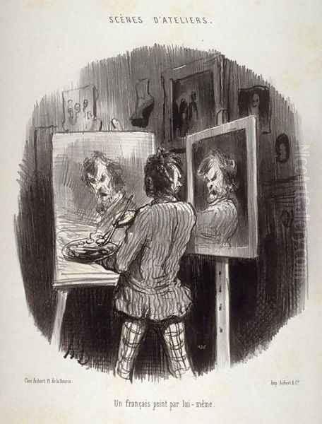 A French Painter Paints Himself - view 1