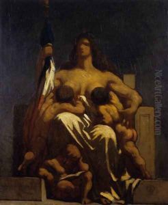 The Republic 1848 by Honore Daumier