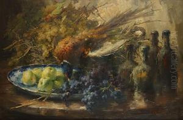 Stilleven Met Fazant En Fruit - view 1