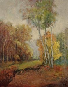 Autumnal Landscape by Frans Mortelmans