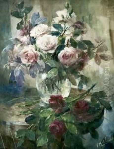 Nature Morte Au Vase De Roses - view 1