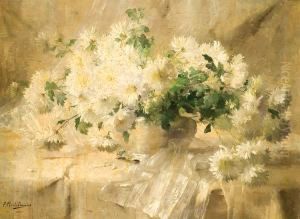 Nature Morte De Fleurs by Frans Mortelmans