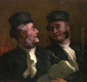 The Lawyers by Honore Daumier