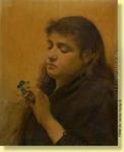 Jeune Femme A La Pensee by Frans Mortelmans