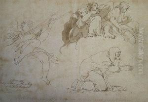 Study Of Angels by John Hamilton Mortimer