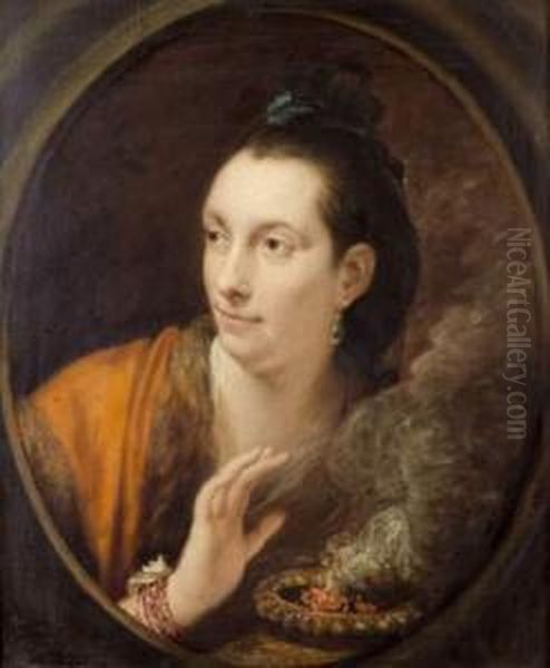 Portrait De Femme En Vestale - view 1